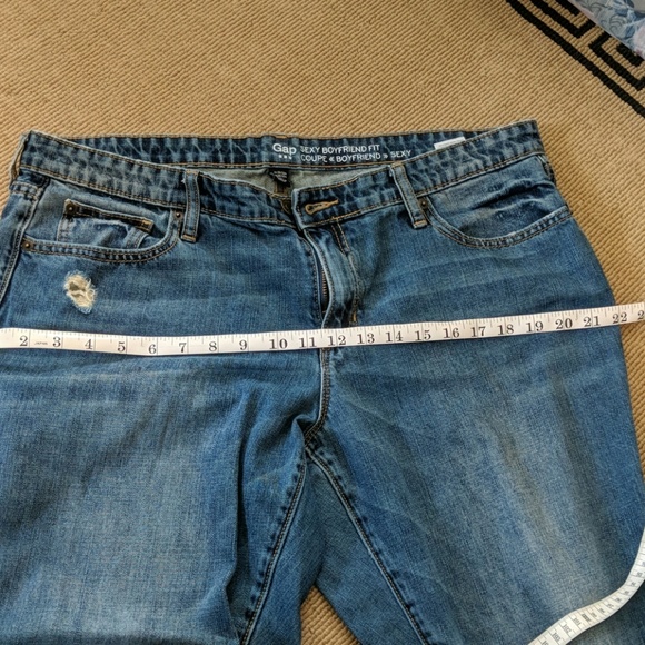 Gap Sexy BF Distressed Crops 14/32 - Picture 7 of 8